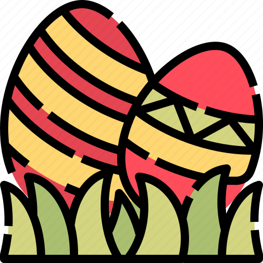 Easter, egg, gress, graden, decoration icon - Download on Iconfinder