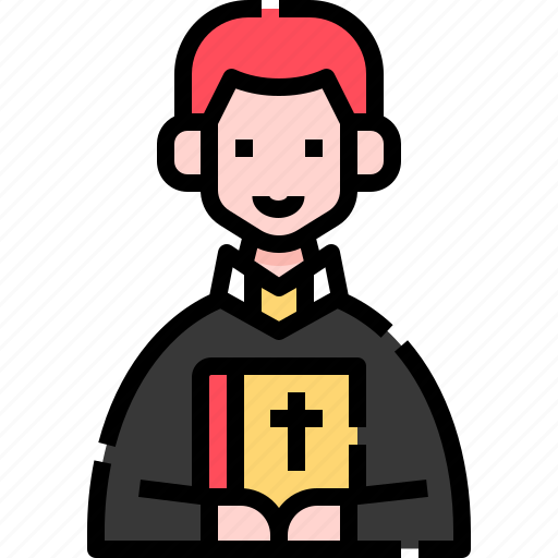 Priest, pastor, man, religion, christ, avatar, people icon - Download on Iconfinder