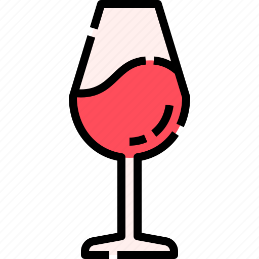 Red, wine, glass, drink, alcohol, beverage icon - Download on Iconfinder