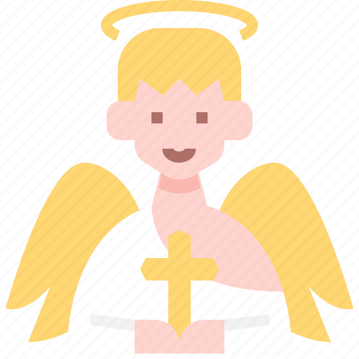 Angel, wings, man, religion, christ, avatar, people icon - Download on Iconfinder