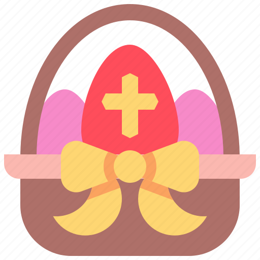 Basket, egg, paint, easter, painting icon - Download on Iconfinder