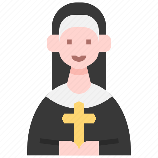 Nun, woman, religion, christ, avatar, people icon - Download on Iconfinder