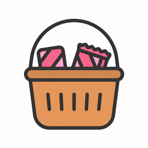 Chocolates in basket, sweet, treat, delicious, easter, joy, sharing icon - Download on Iconfinder