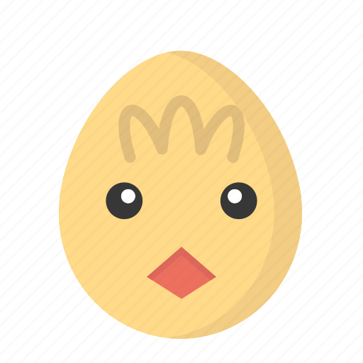 Animal, chick, cute, easter, easter day, egg, face icon - Download on Iconfinder