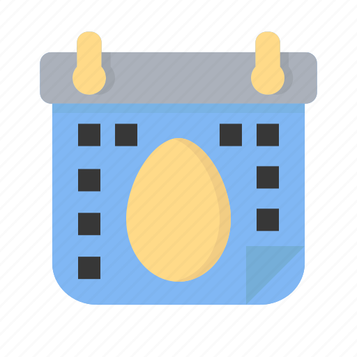 Calender, easter, easter day, holiday icon - Download on Iconfinder