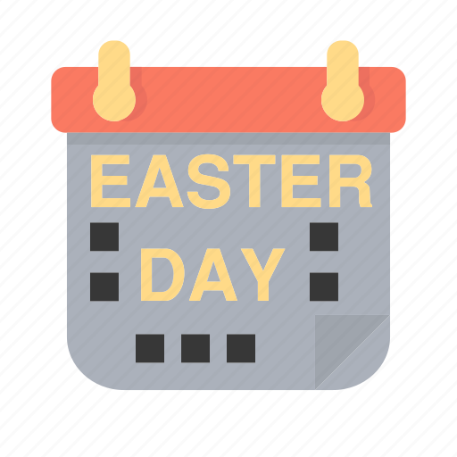 Calender, easter, easter day, holiday icon - Download on Iconfinder