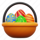 basket, easter, easter egg, spring, celebration