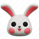 rabbit, animal, easter, avatar, bunny