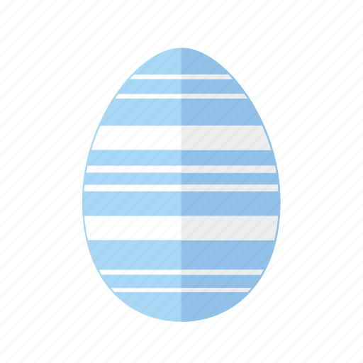 Blue, design, easter, egg, horizontal, lines, stripes icon - Download on Iconfinder