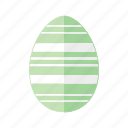 design, easter, egg, green, horizontal, lines, stripes 