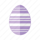 design, easter, egg, horizontal, lines, purple, stripes 