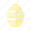 design, easter, egg, horizontal, lines, stripes, yellow 