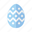 blue, design, dots, easter, egg, polkadots, zigzag 