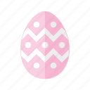 design, dots, easter, egg, pink, polkadots, zigzag 