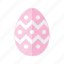 design, dots, easter, egg, pink, polkadots, zigzag 