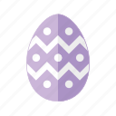 design, dots, easter, egg, polkadots, purple, zigzag 