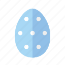 blue, design, dots, easter, egg, polkadots, spots