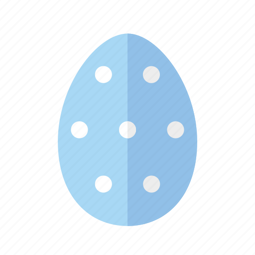 Blue, design, dots, easter, egg, polkadots, spots icon - Download on Iconfinder
