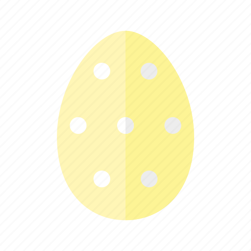 Design, dots, easter, egg, polkadots, spots, yellow icon - Download on Iconfinder