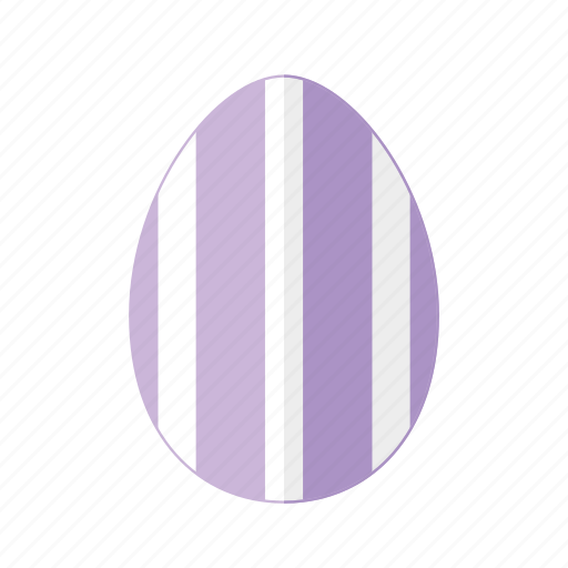 Design, easter, egg, purple, stripes, vertical, white icon - Download on Iconfinder