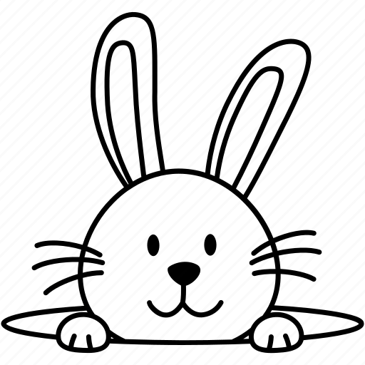 Rabbit, bunny, easter, cute, holiday, mammal, wildlife icon - Download on Iconfinder