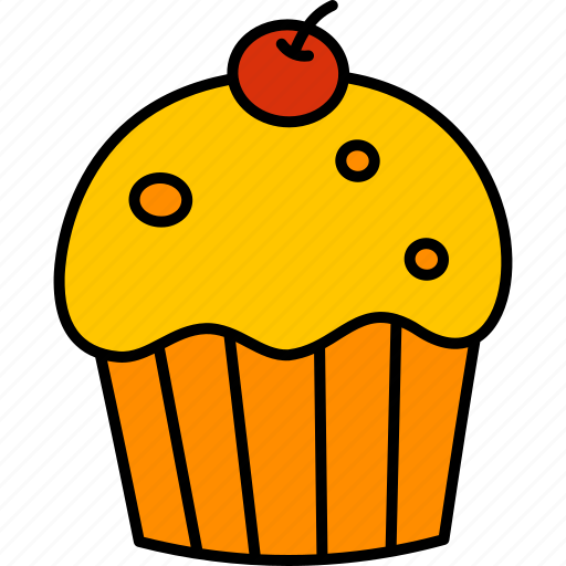 Cupcake, cake, birthday, bakery icon - Download on Iconfinder