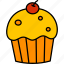 cupcake, cake, birthday, bakery 