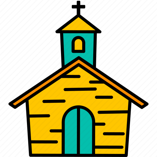 Church, building, religion, catholic, landmark icon - Download on Iconfinder