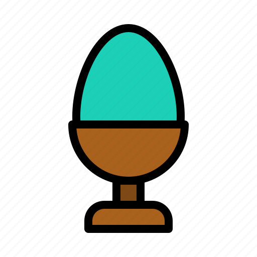 Boiled, easter, egg, egg cup, food icon - Download on Iconfinder