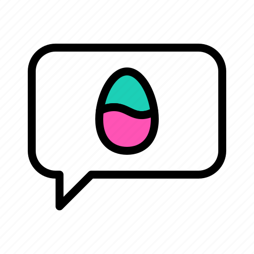 Chat, easter, speech bubble, talk icon - Download on Iconfinder