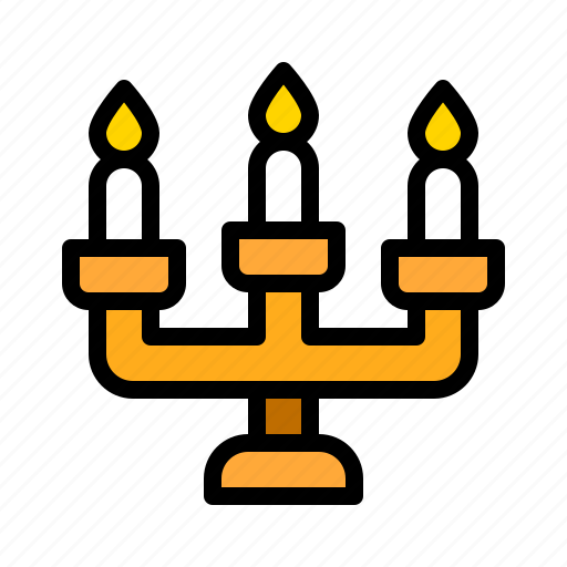 Candle, candlestick, easter, fire, light icon - Download on Iconfinder