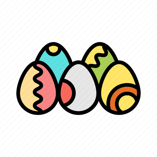 Decorated egg, decoration, easter, egg icon - Download on Iconfinder