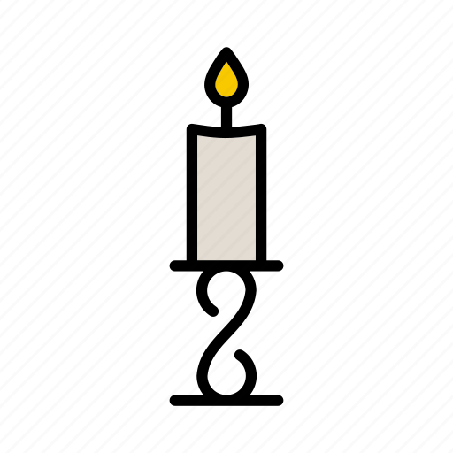 Candle, candle light, decoration, light icon - Download on Iconfinder