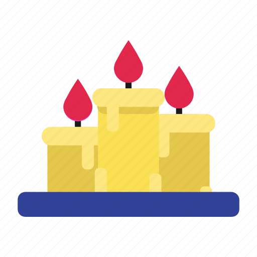 Candle, celebration, easter, holiday, romantic icon - Download on Iconfinder
