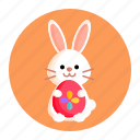 animal, bunny, decoration, easter, egg, rabbit, spring