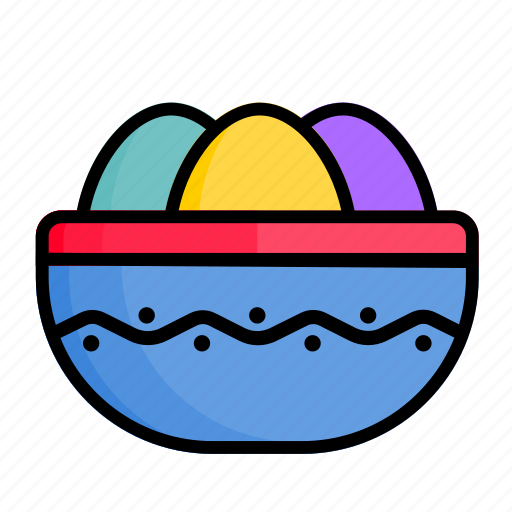 Bowl, celebration, decoration, easter, egg, holiday, spring icon - Download on Iconfinder