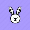 bunny, cute, easter, happy, rabbit