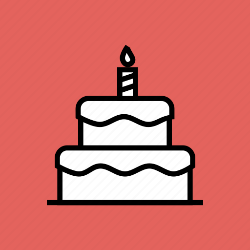Birthday, cake, candle, celebration, christmas, easter, festival icon - Download on Iconfinder