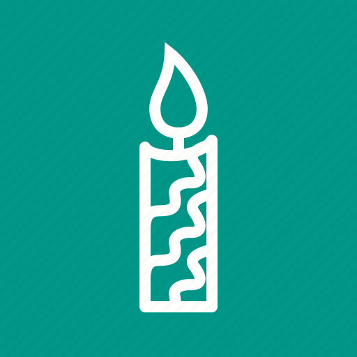 Candle, candle light, decoration, fire, lamp, light icon - Download on Iconfinder