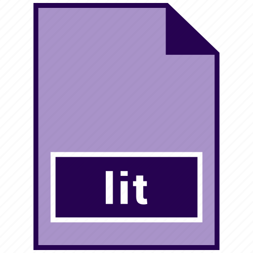 Ebook file format, file format, lit icon - Download on Iconfinder