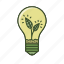 eco, energy, green, lamp, leaf, light 
