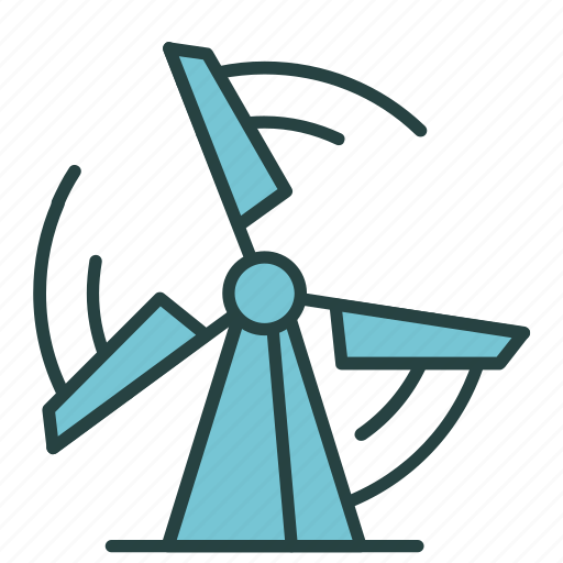 Ecology, electricity, energy, mill, power, turbine, wind icon - Download on Iconfinder