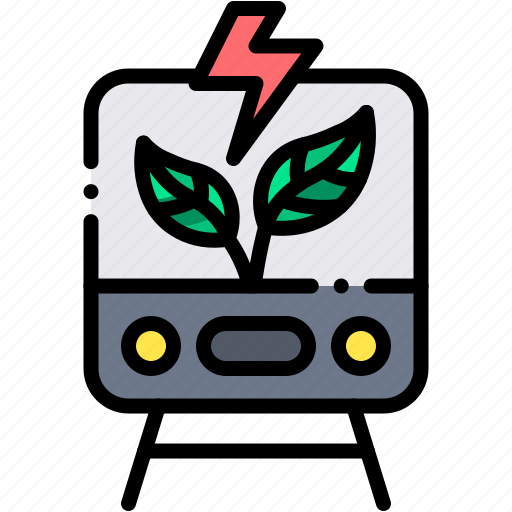 Train, electric, transport, vehicle, sustainability icon - Download on Iconfinder
