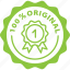 original, label, stamp, green, tag 