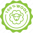 wool, label, stamp, green, sheep