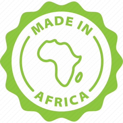 Stamp, green, badge, round, africa, made in africa, africa made icon - Download on Iconfinder