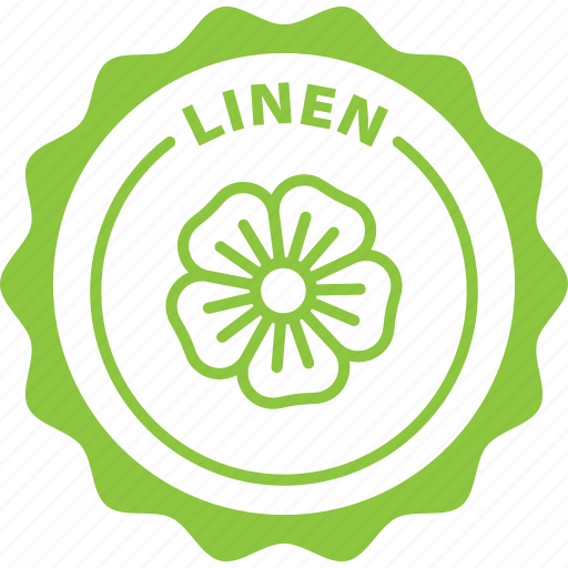 Green, stamp, round, linen icon - Download on Iconfinder