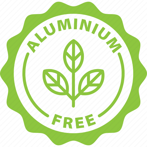 Aluminium, aluminium free, antiperspirant, deodorant, green, label, natural icon - Download on Iconfinder