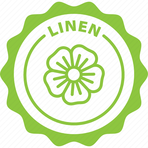 Green, stamp, circle, linen icon - Download on Iconfinder
