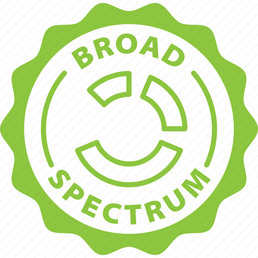 Broad, spectrum, label, stamp, green, broad spectrum icon - Download on Iconfinder